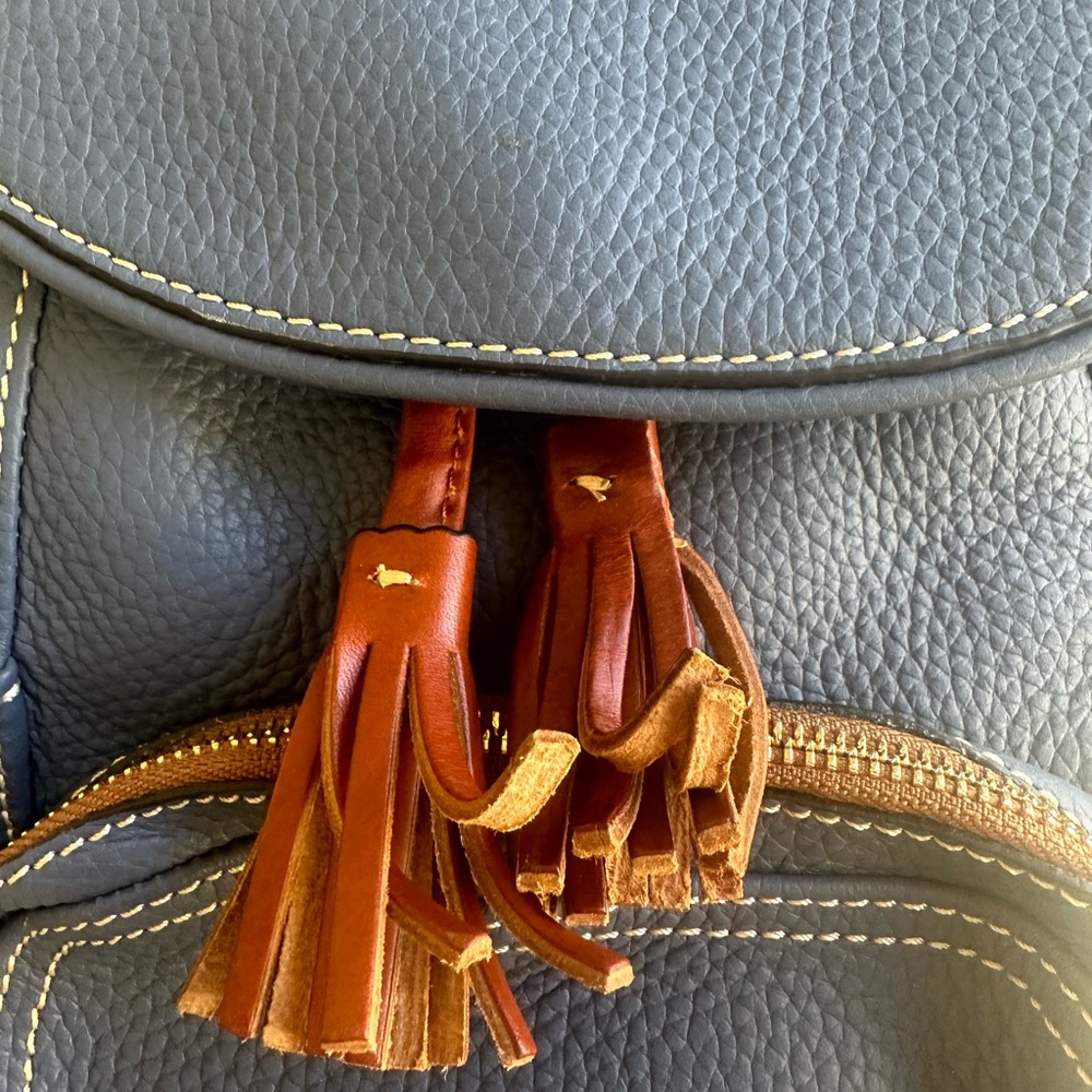 Dooney & Bourke Florentine Pebbled Leather Backpack - Picture 9 of 15